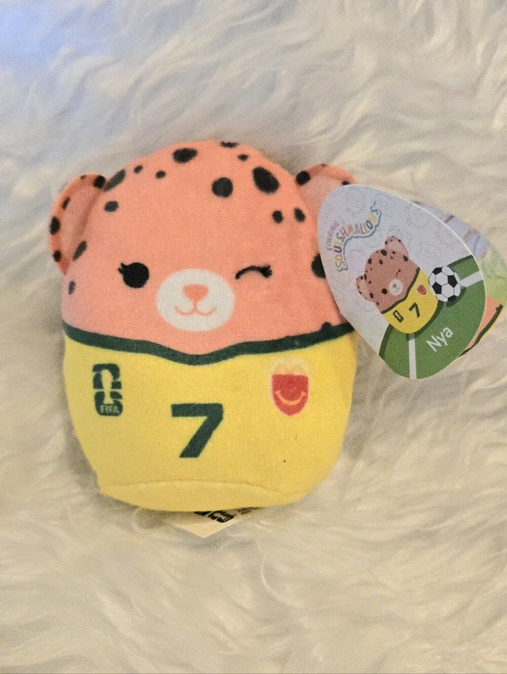 McDonald's Happy Meal Nya #7 Plush Soccer Squishmallow Fifa World Cup